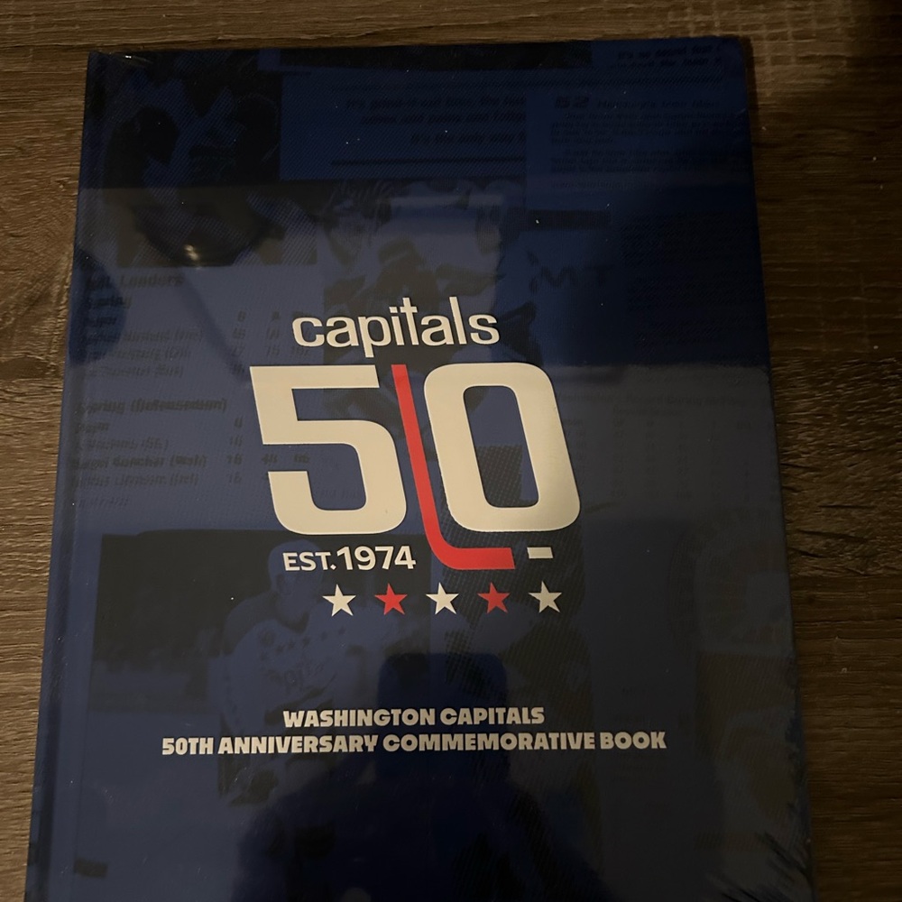 Washington Capitals 50th Anniversary Commemorative Book